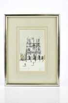 † HAROLD FRANCIS RILEY DL DLITT FRCS DFA ATC (1934-2023); pencil signed limited edition print, '