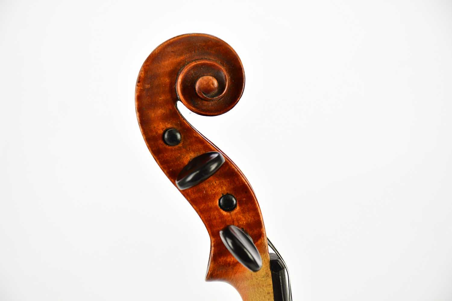 JAMES HARDIE & SONS; a full size Scottish violin with two-piece back and interior label 'Made by - Image 6 of 16