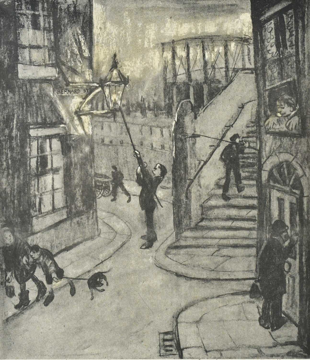 † HAROLD FRANCIS RILEY DL DLITT FRCS DFA ATC (1934-2023); heightened print, 'The Lamp Lighters', - Bild 2 aus 5