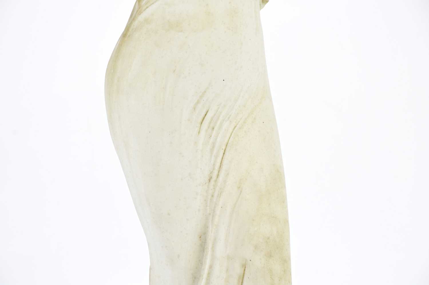 A modern resin figure of a maiden wearing a flowing dress, height 82cm. - Image 3 of 8