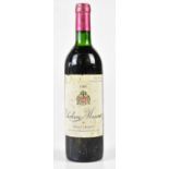 RED WINE; a bottle Chateau Musar, 1986, 14%, 75cl. Condition Report: There is sediment in the bottle