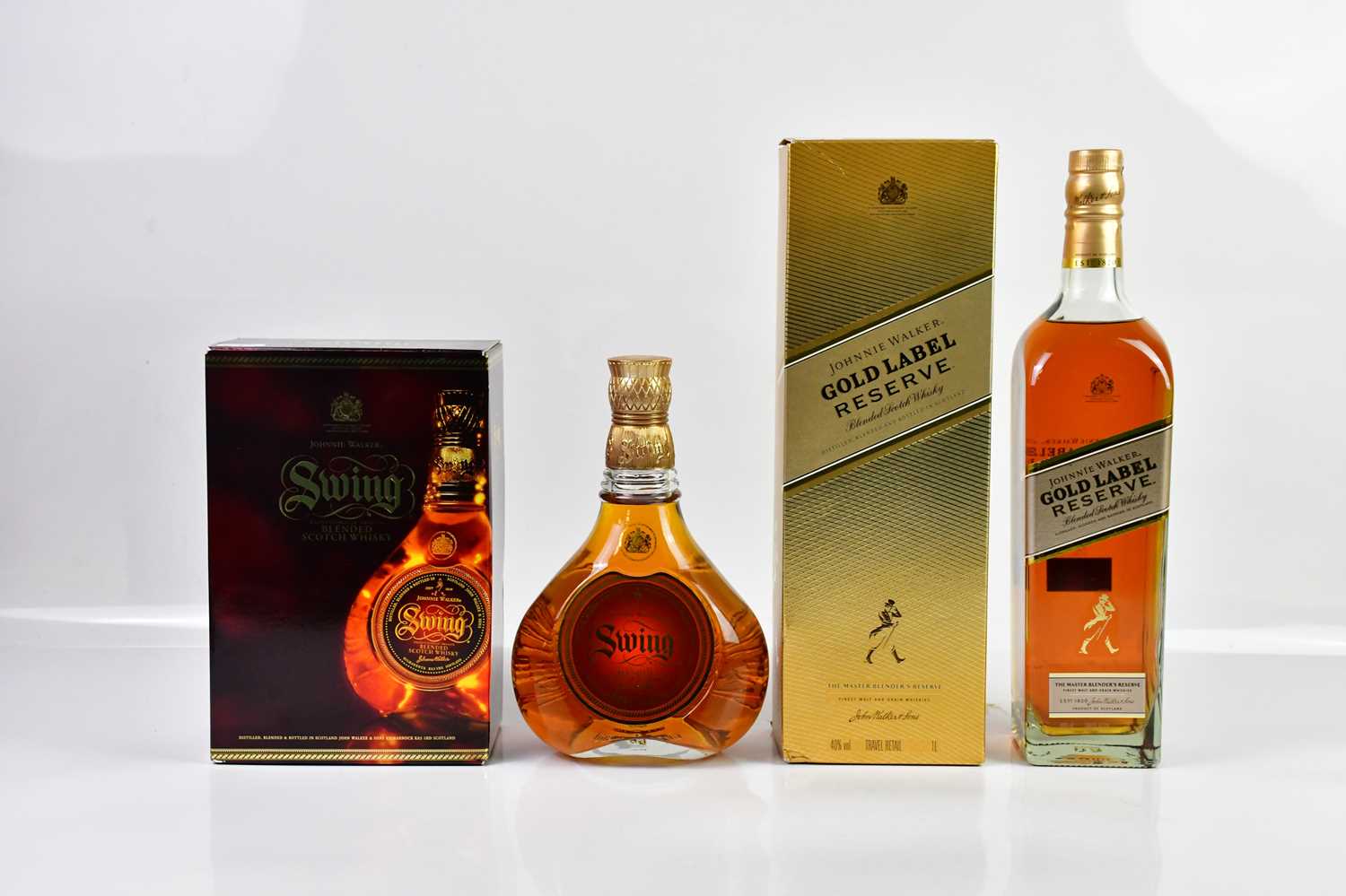WHISKY; a bottle of Johnnie Walker Gold Label Reserve Blended Scotch whisky, 40%, 1l, boxed,