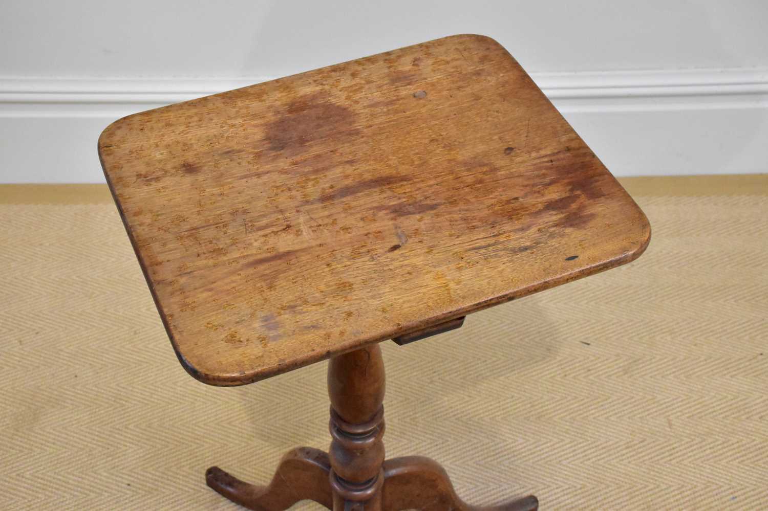 A Victorian mahogany tripod table. - Image 2 of 2