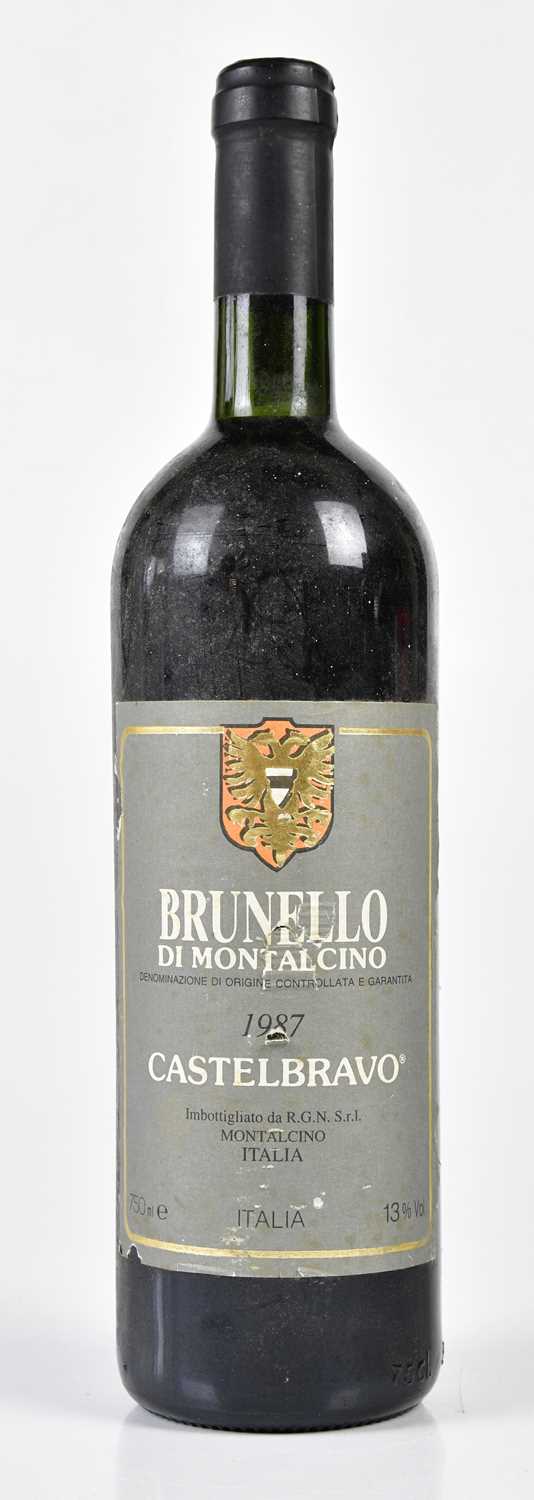 RED WINE; a bottle Brunello di Montalcino 1987, 13%, 750ml. Condition Report: We have no