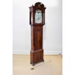 GEORGE LUPTON, ALTRINCHAM; a late 18th/early 19th century eight day longcase clock, the painted face