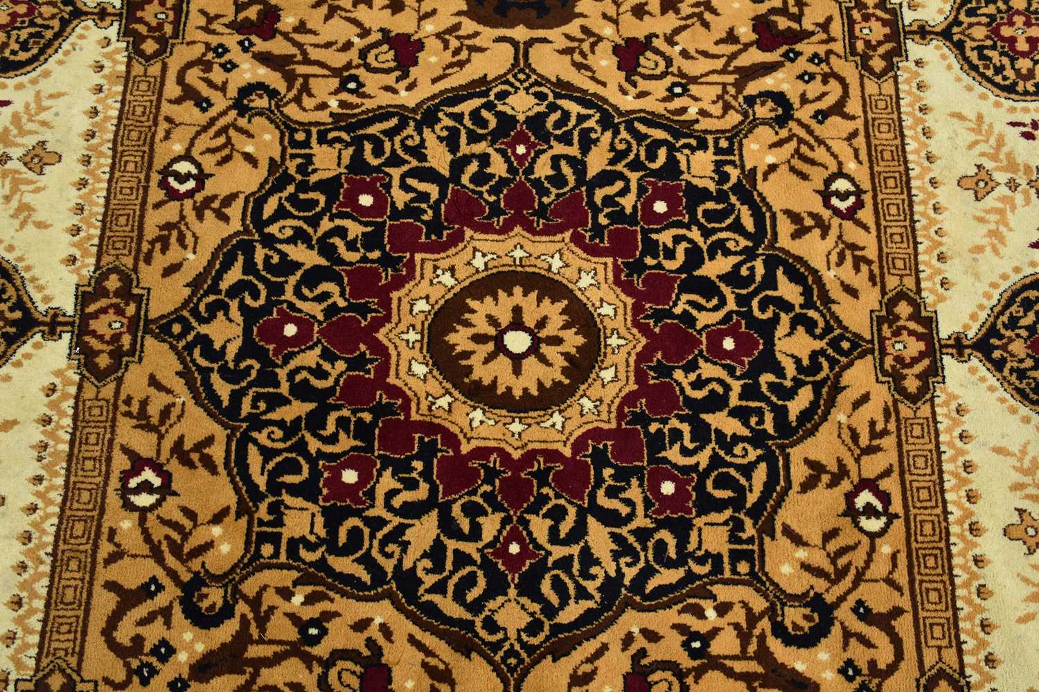 A yellow ground Persian style Nahal carpet, 365 x 273cm. - Image 2 of 4