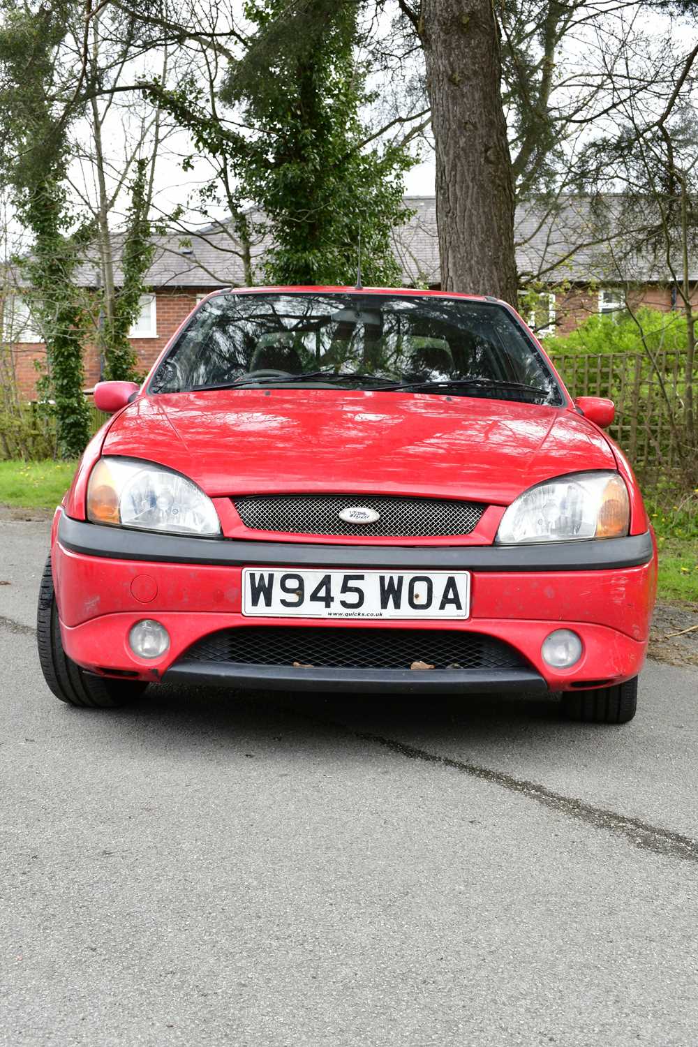 A Ford Fiesta, red, W945 WOA, complete with one key, with V5, service history and log book and MOT - Image 2 of 9