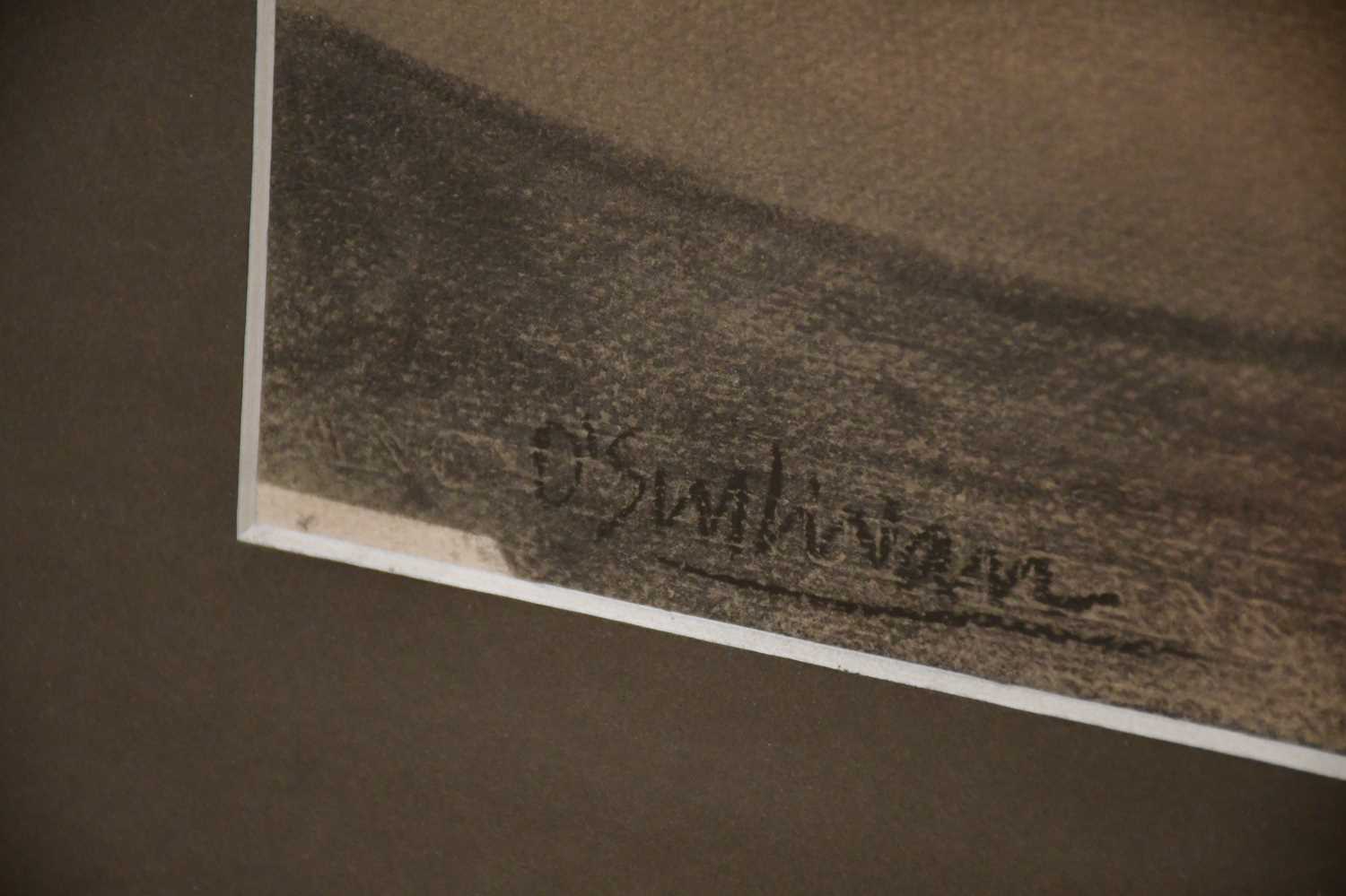 † DENIS O'SULLIVAN; pastel, 'Jean Paul', signed and dated 80, bears label verso, 75 x 54cm, framed - Bild 4 aus 5