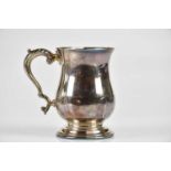 H H; a George VI hallmarked silver baluster mug, Sheffield 1948, height 13.5cm, approx weight 10.