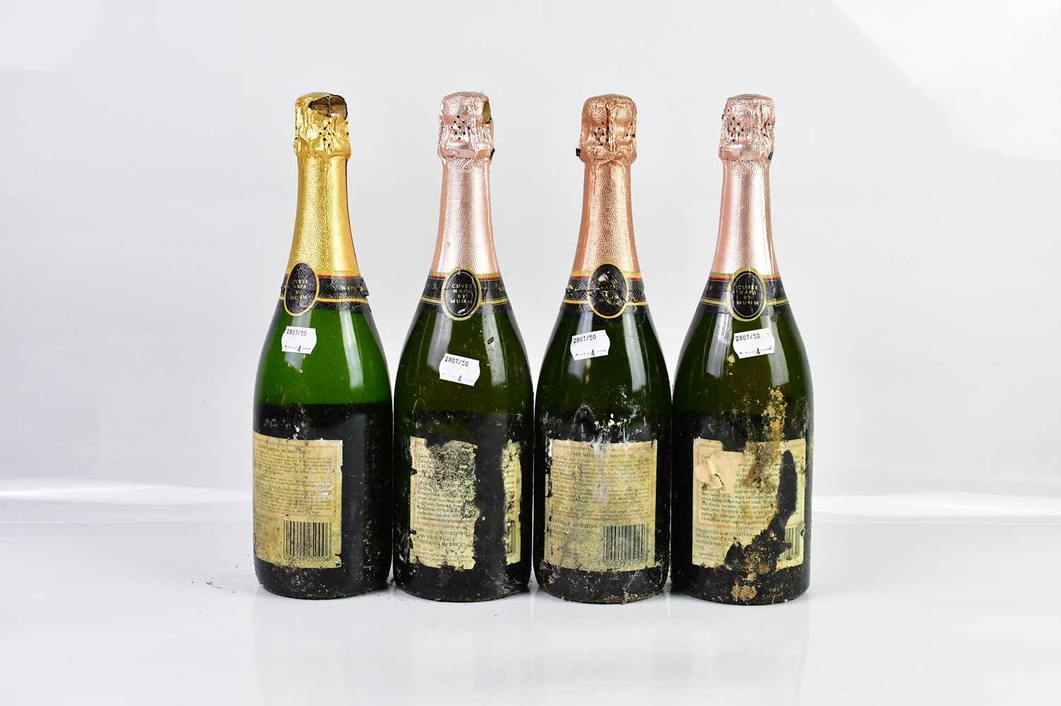 SPARKLING WINE; four bottles of Cuvée Napa by Mumm, two bottles of rosé and two bottles of brut, - Image 2 of 2