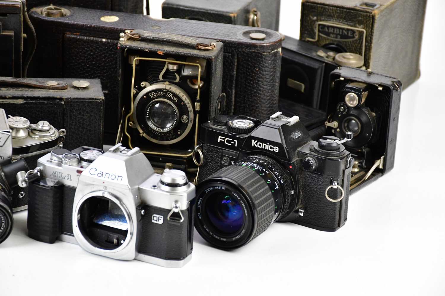 A collection of film cameras, to include a Canon AL-1 AF, an Exakta RTL1000 with a Oreston 50mm f1.8 - Image 4 of 4