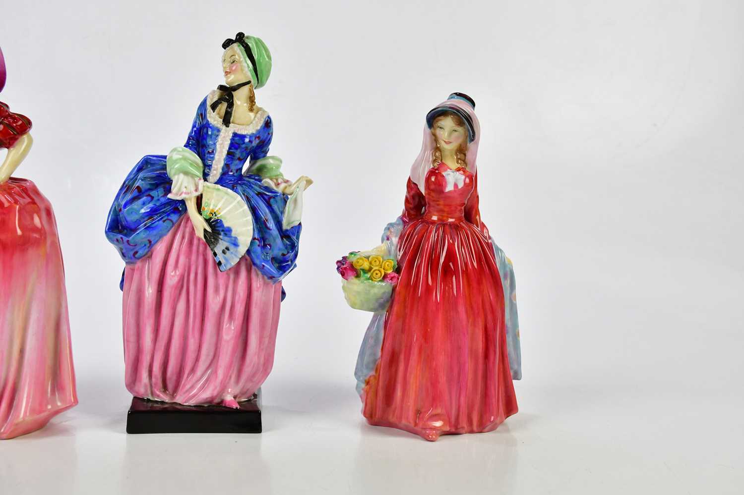 ROYAL DOULTON; three figures comprising HN1818 'Miranda', height 20cm, HN1567 'Patricia' and - Image 3 of 6