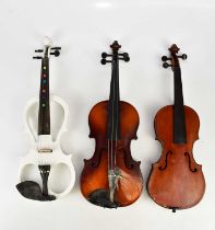 A full size English violin labelled for Robert Bearder 19 Mitchell Street Ancoats Manchester 1924,