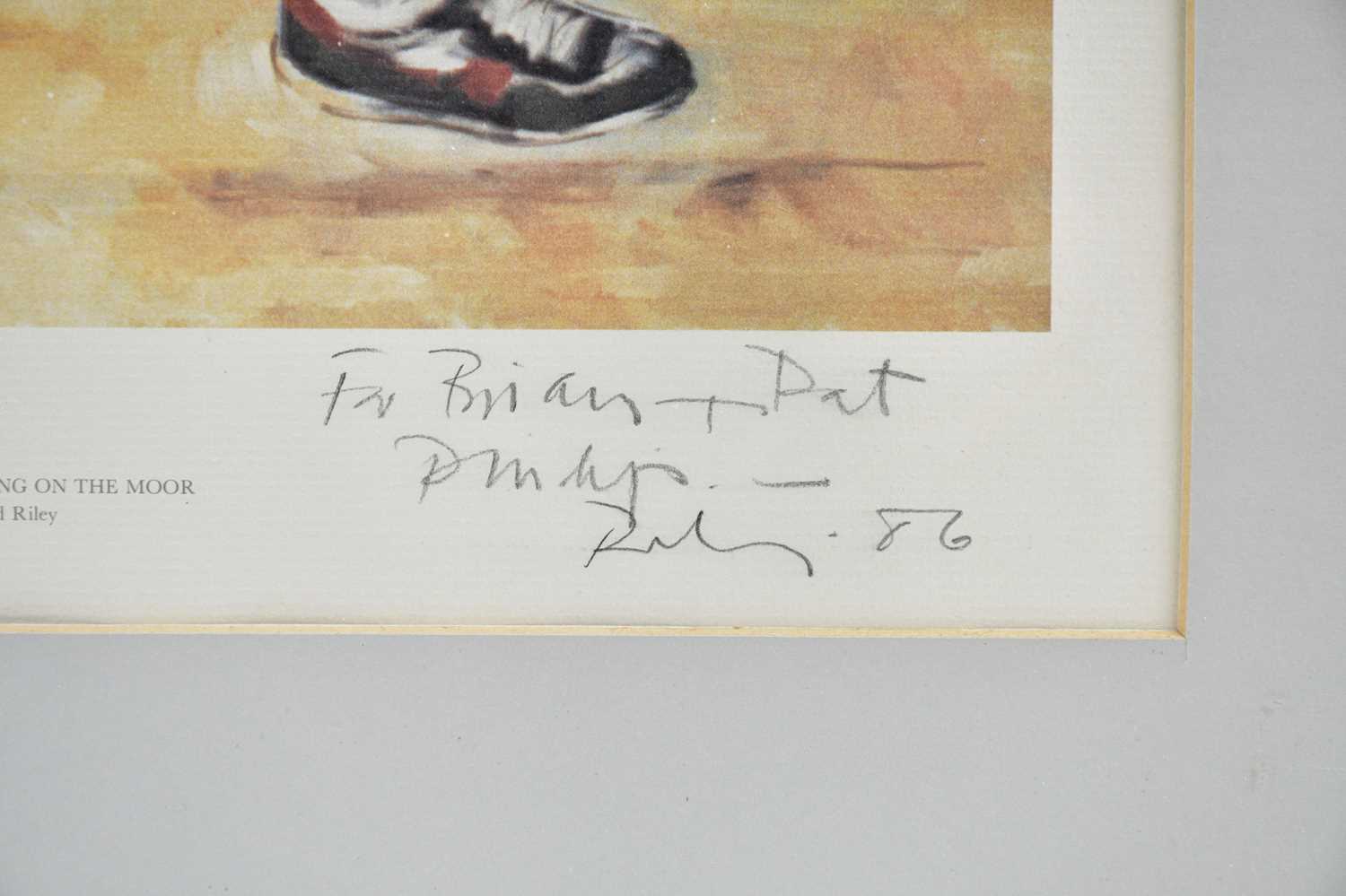 HAROLD FRANCIS RILEY DL DLITT FRCS DFA ATC (1934-2023); pencil signed print, 'Sebastian Coe - Bild 4 aus 5