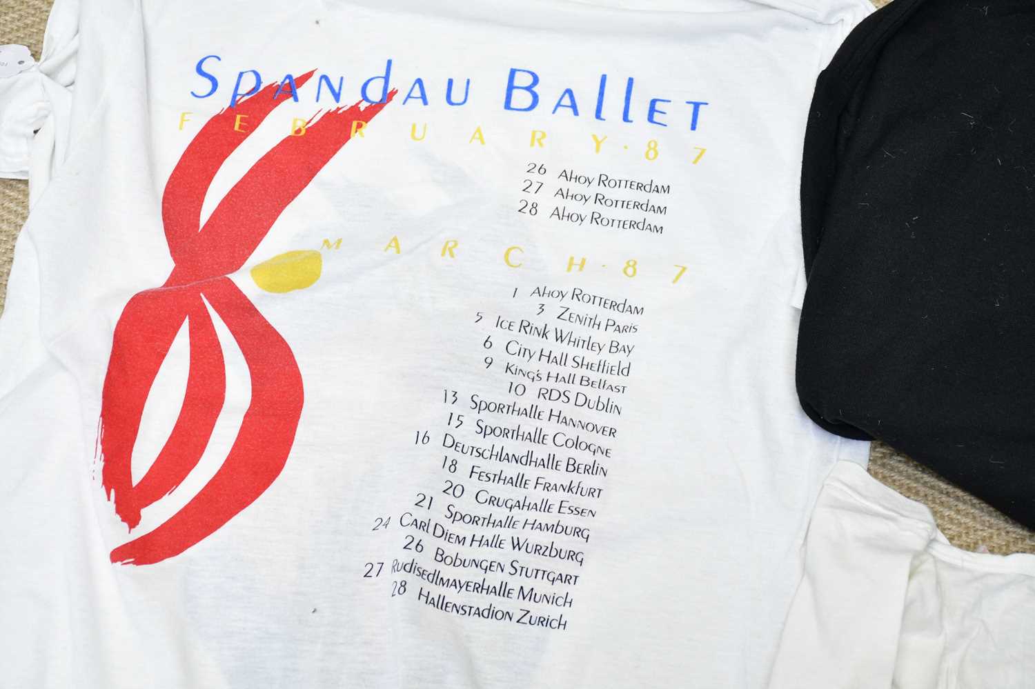 SPANDAU BALLET; a group of five stage crew tour T-shirts including the 1987 tour, two Soul Boys of - Image 5 of 7