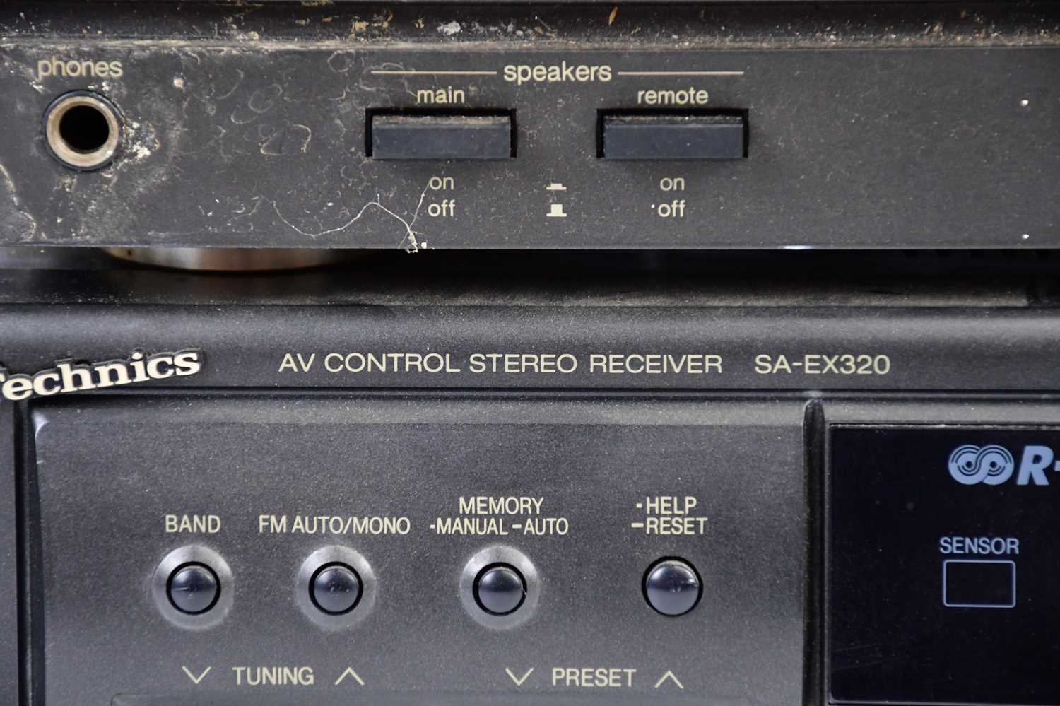 TECHNICS; a class AA VQ-4 amplifier system, a AV control stereo receiver SA-EX 320, with an Arcam - Image 6 of 9