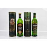 WHISKY; a bottle of Glenfiddich Single Malt Scotch whisky, 12 years old, 40%, 70cl, and a bottle