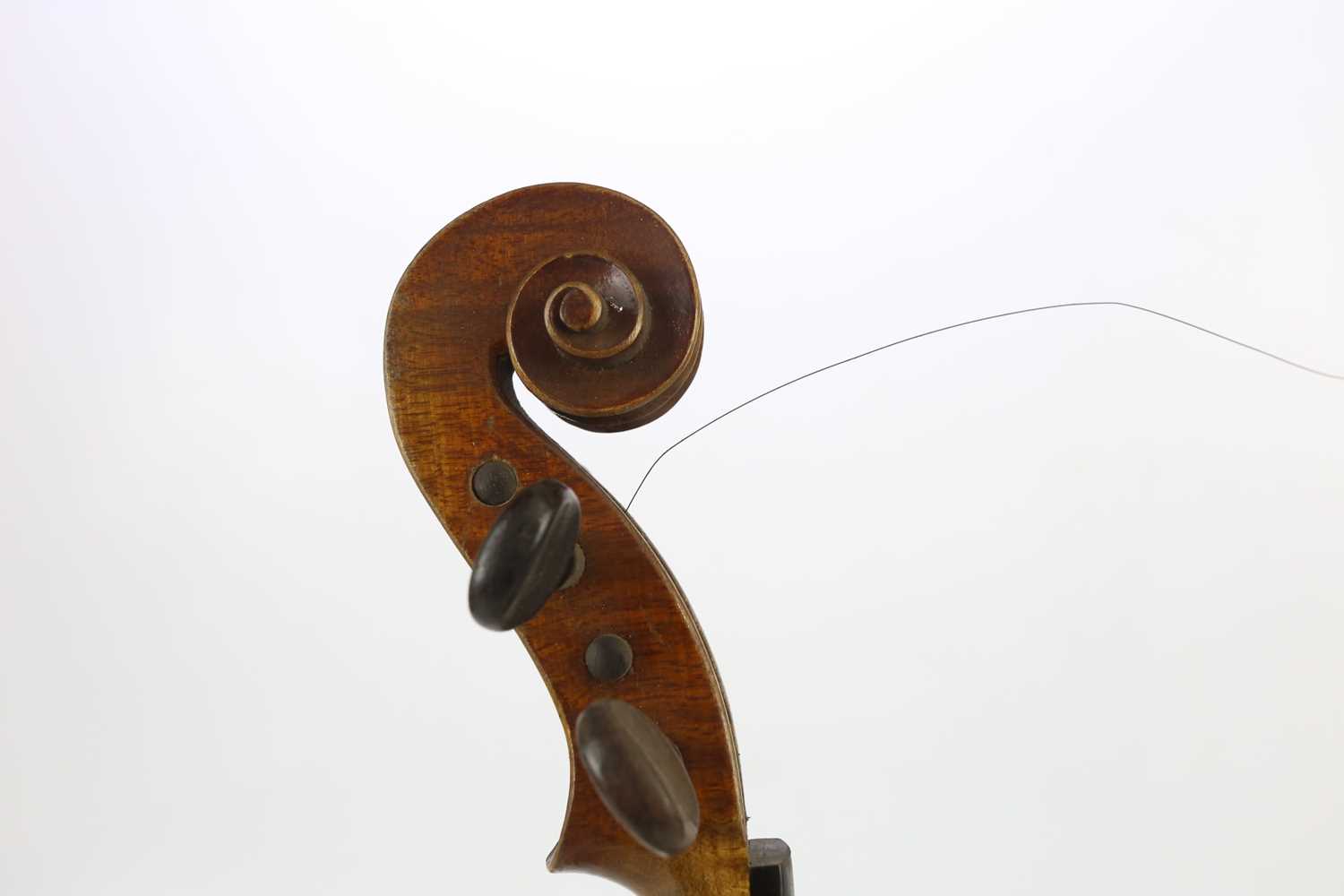 A full size French violin, Vuillaume copy with two-piece back length 36cm, with label 'Copie d'apres - Image 5 of 11