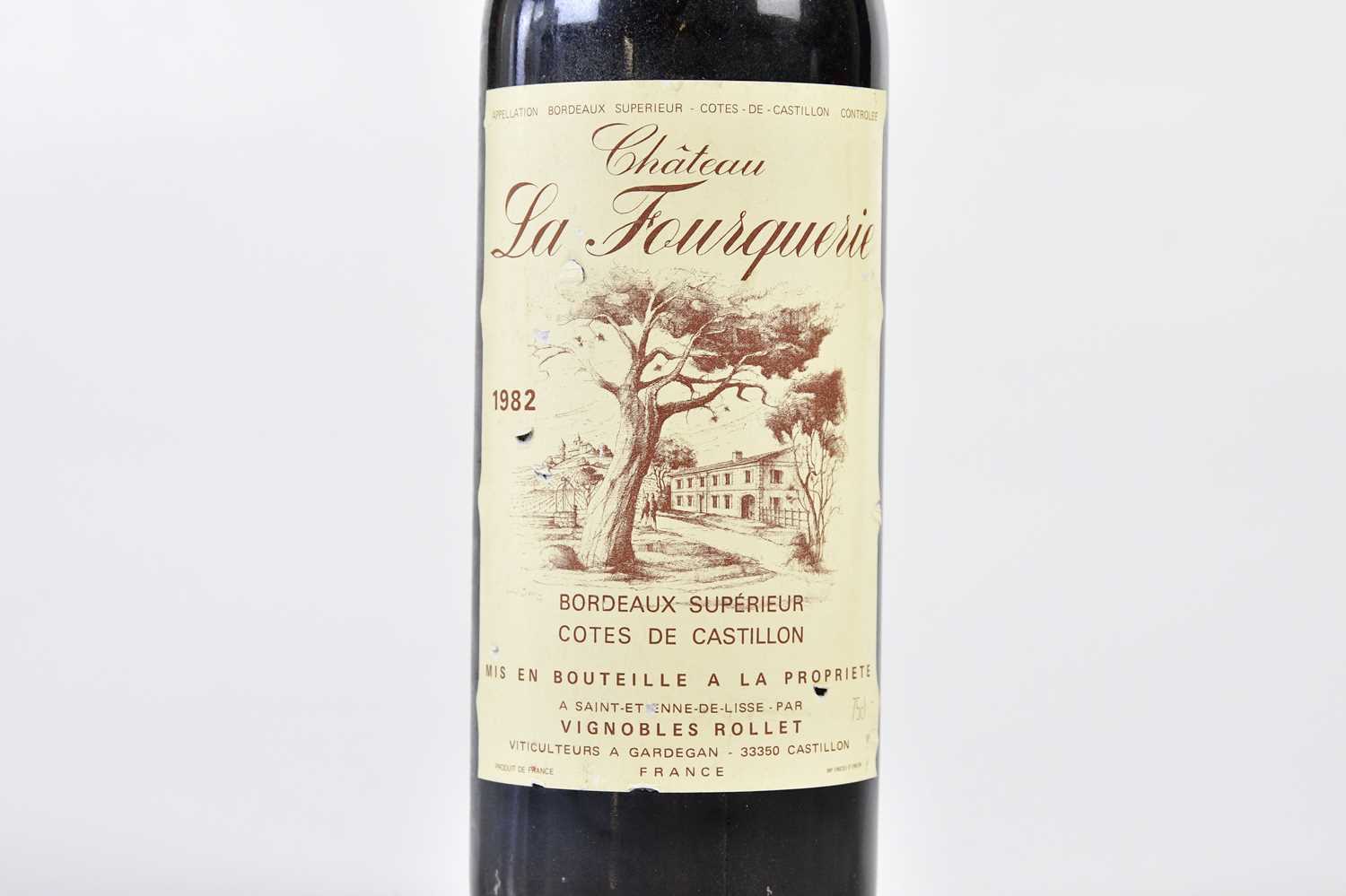 RED WINE; a bottle Chateau La Fourquerie, 1982, 75cl. - Image 2 of 2
