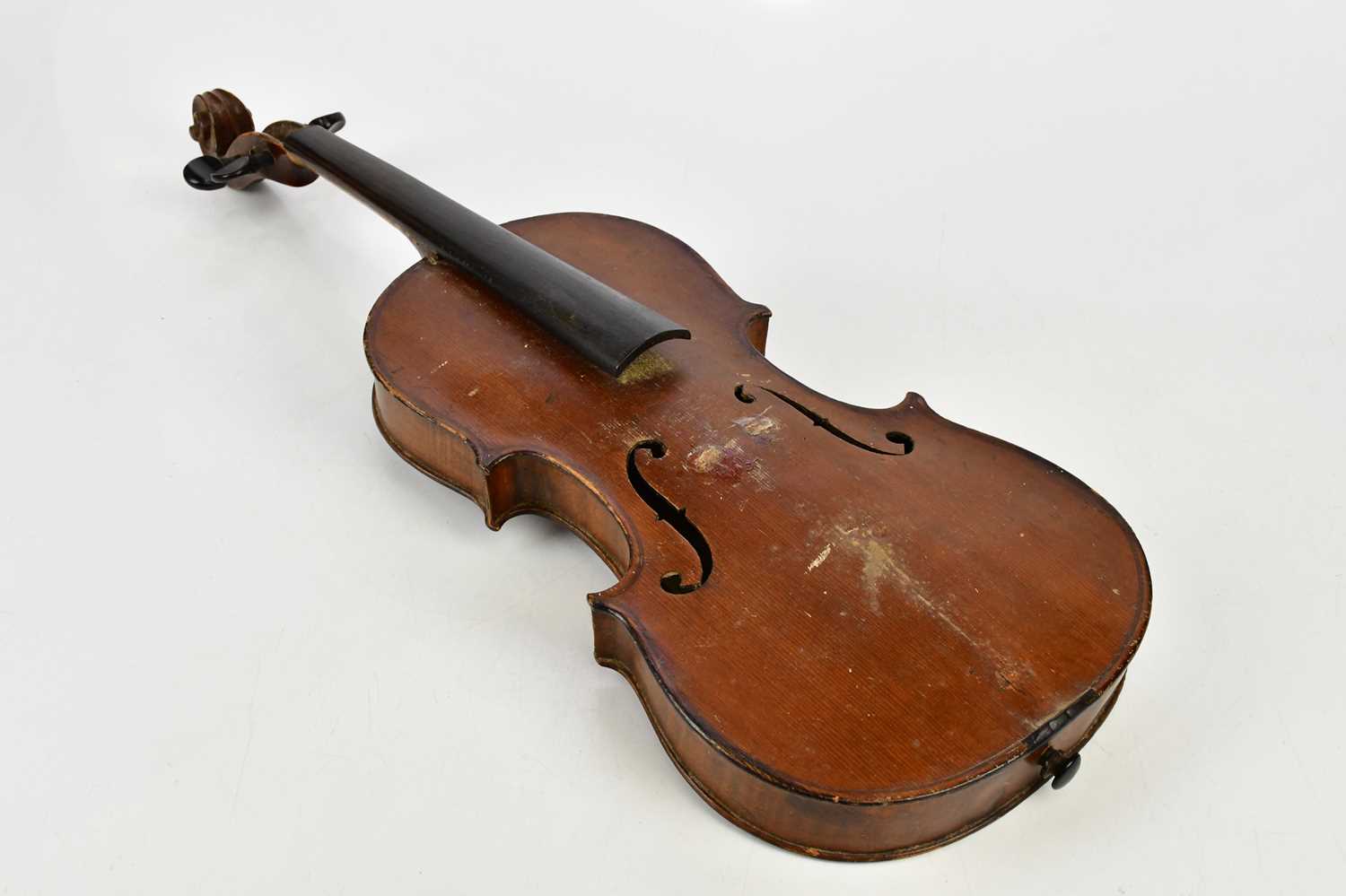 JOHN G MURDOCH & CO LTD; a full size 'Maidstone' violin with two-piece back length 36cm, with a - Image 7 of 15