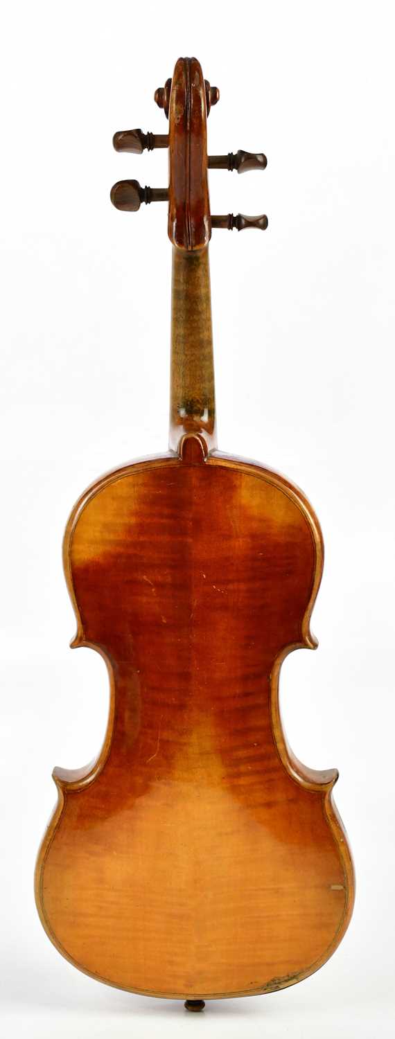 RIGAT RUBUS, ST PETERSBURG; a full size Russian violin with two-piece back length 35.5cm, with - Image 7 of 18