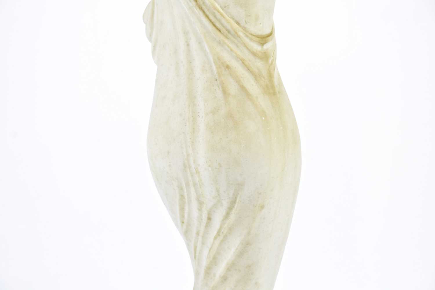 A modern resin figure of a maiden wearing a flowing dress, height 82cm. - Image 7 of 8