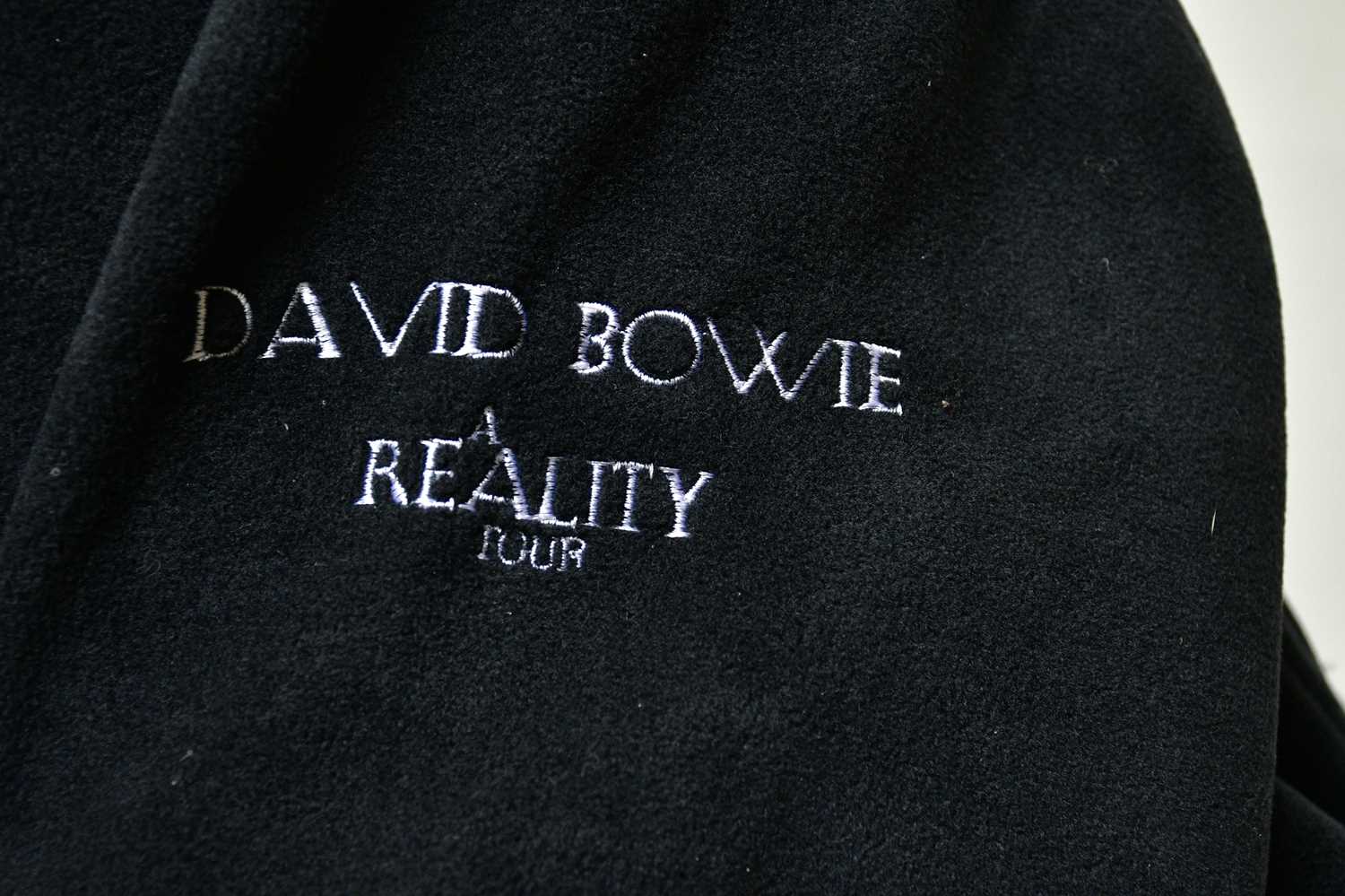 DAVID BOWIE; a stage crew 'A Reality Tour' jacket. - Image 4 of 5