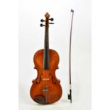 GEORGE TAWES; a good Scottish viola with two-piece back, length 42.6cm, labelled 'George Tawes Maker