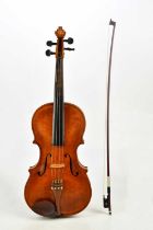 GEORGE TAWES; a good Scottish viola with two-piece back, length 42.6cm, labelled 'George Tawes Maker