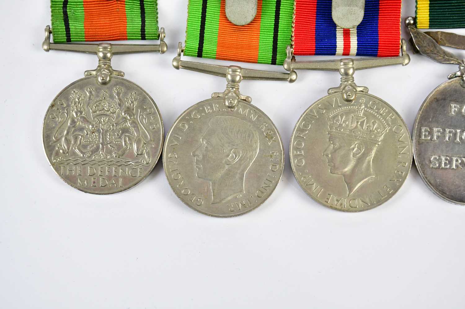 A small collection of medals comprising a Territorial Medal named to W/363188 Sergeant V - Image 4 of 5