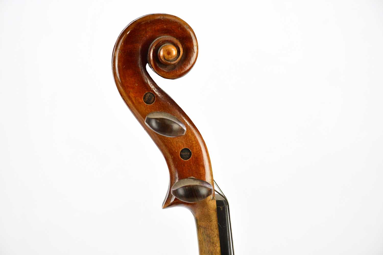 RIGAT RUBUS, ST PETERSBURG; a full size Russian violin with two-piece back length 35.5cm, with - Image 6 of 18