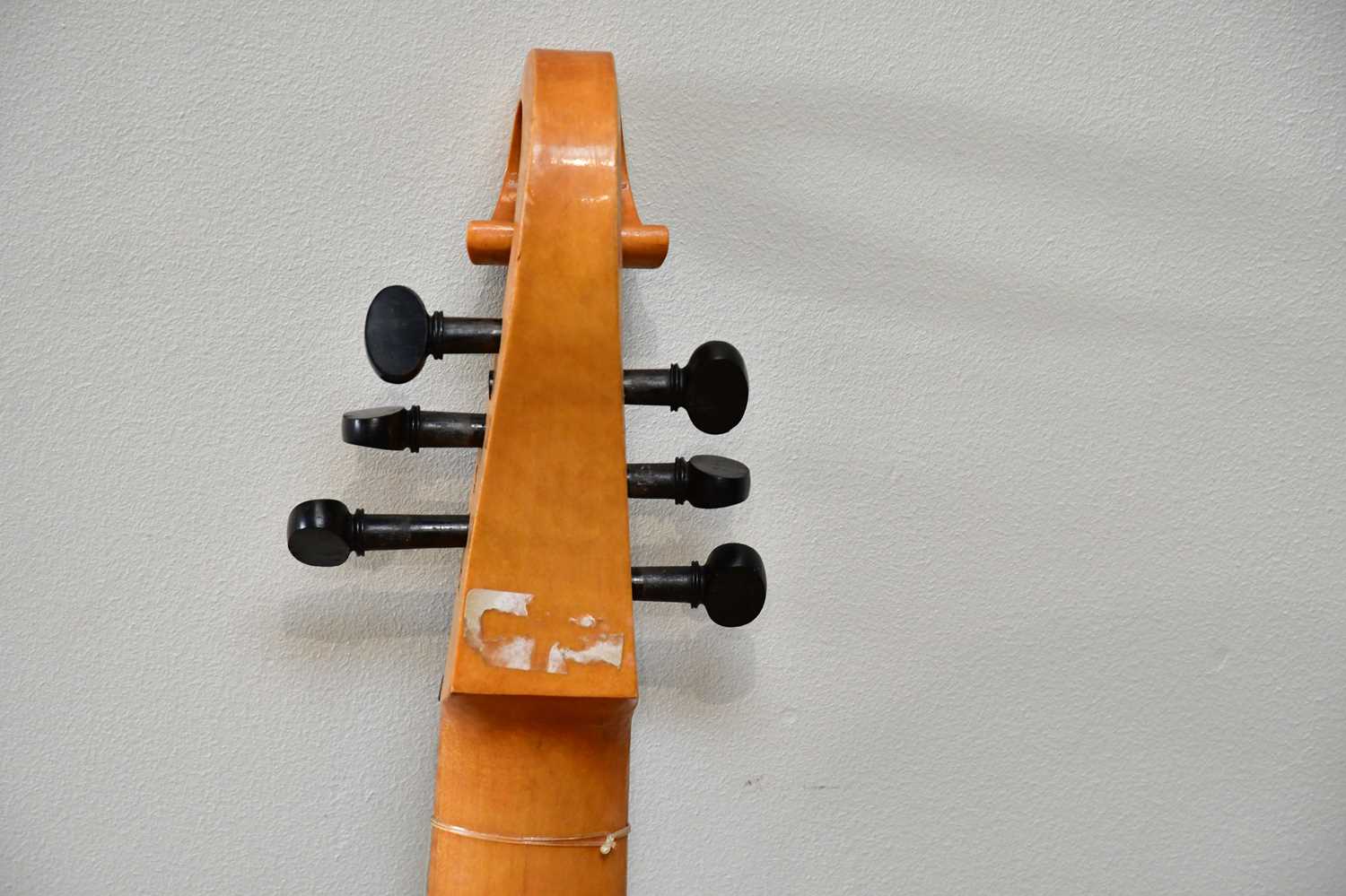 X MICHAEL PLANT; a contemporary viol labelled 'A student viol by Michael Plant Sheffield 1988', - Image 6 of 13