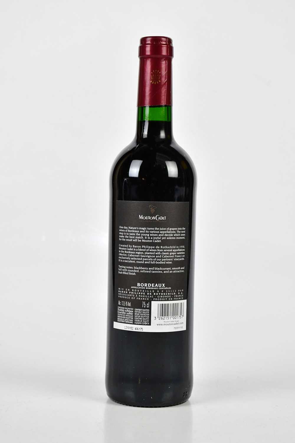 RED WINE; a bottle of Mouton Cadet Baron Philippe de Rothschild 2016, with certificate of authencity - Image 2 of 4