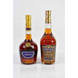 COGNAC; a bottle of Martell VS Fine cognac, 40%, 70cl, together with a bottle of Courvoisier