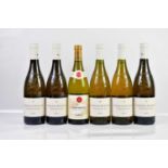 WHITE WINE; five bottles of mixed white wine including Château Sixtine Châteauneuf-du-Pape 2016,