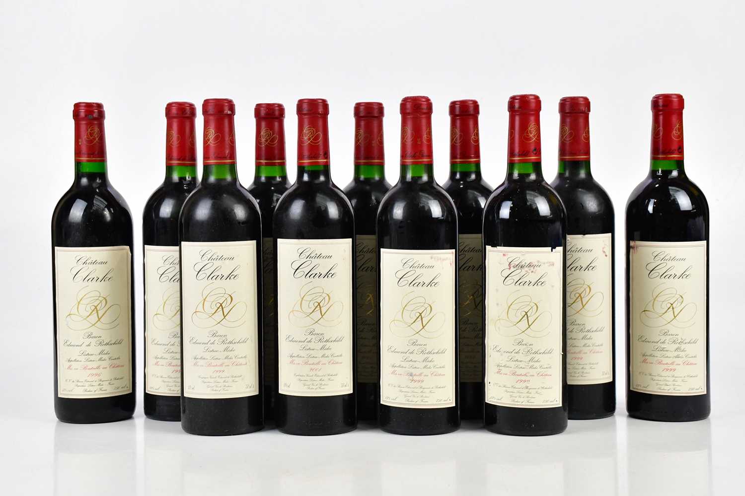 RED WINE; eleven bottles of Chateau Clarke Baron Edmond de Rothschild, 1999 (11)