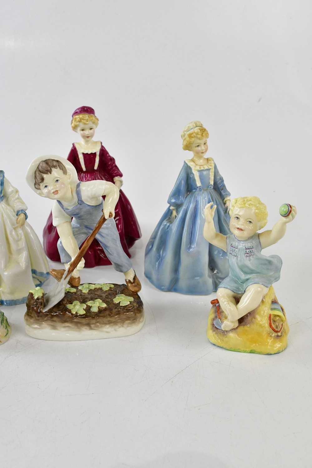 ROYAL WORCESTER; a collection of eleven figures including 'Grandmother's Dress' in five variant - Image 2 of 4