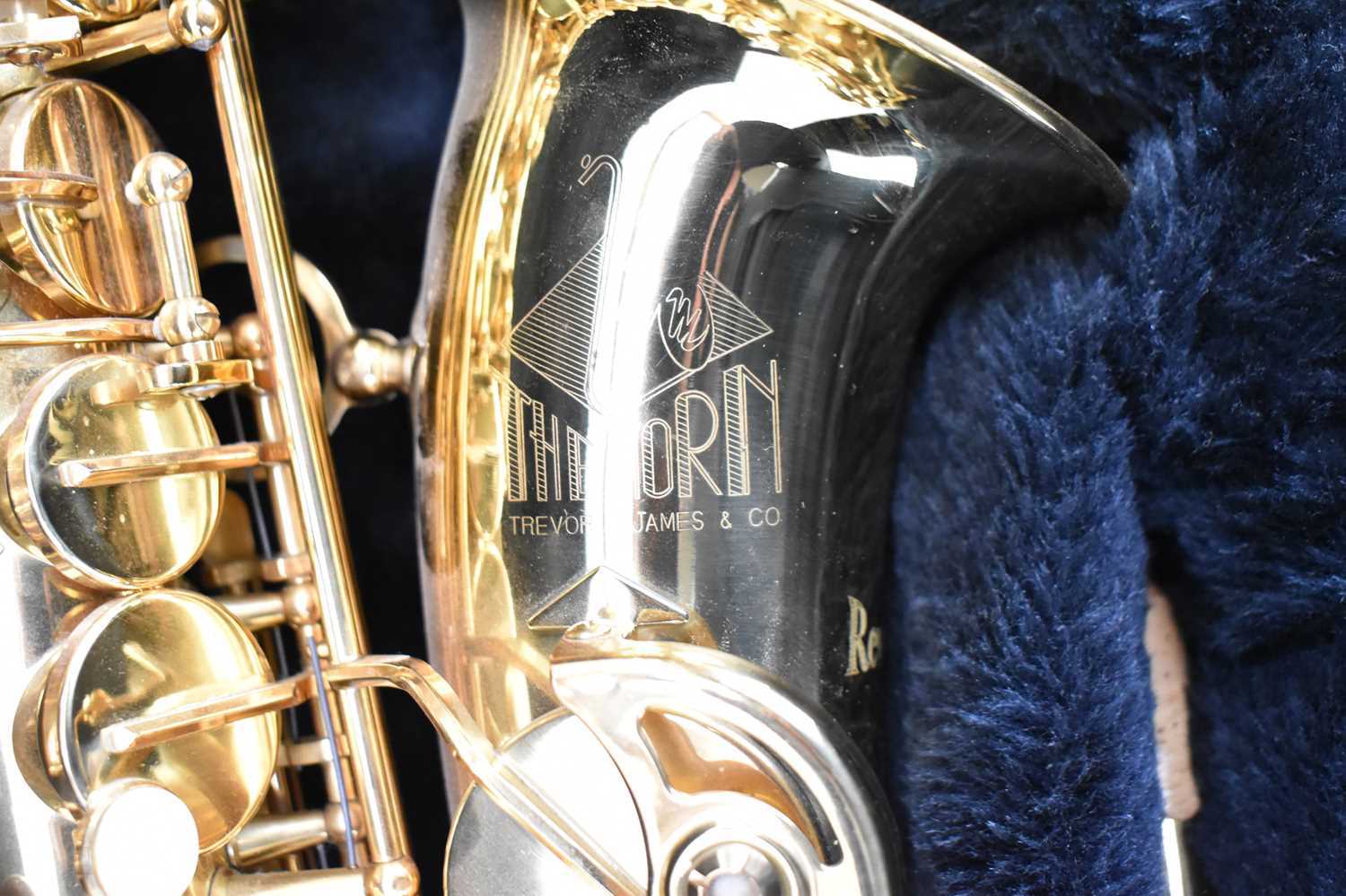 A Trevor J James & Co, The Horn Revolution alto saxophone, in fitted case, serial no. T12601. - Image 2 of 2