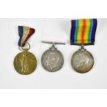 Two WWI British War Medals, awarded to 400427 Pte G.R. Goddard Manch R, and to 404393 Pte E. Lowcock