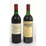 RED WINE; a bottle Château Calon-Segur Grand Cru Classe 1983 and a bottle Château Cissac 1989, 12.