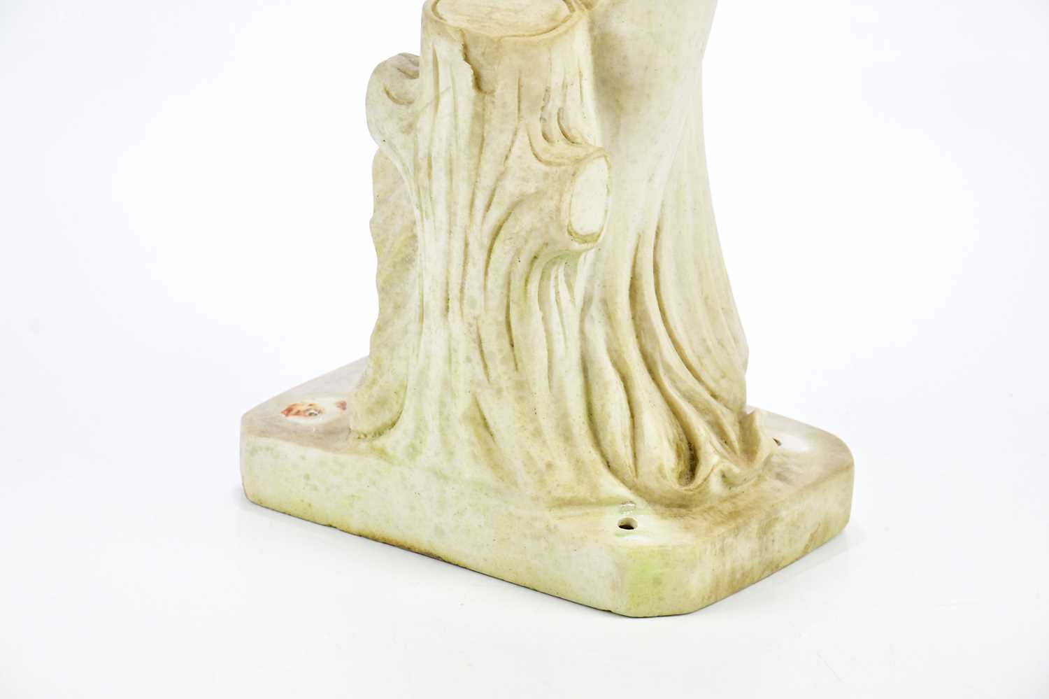 A modern resin figure of a maiden wearing a flowing dress, height 82cm. - Image 8 of 8