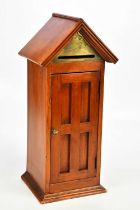A 19th century country house letter box, height 56cm.