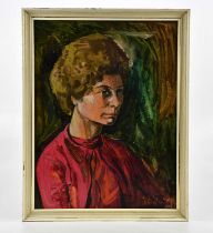 † KENNETH FERNEE; oil on board, 'Miss Audrey Westmoreland', signed and dated '59 lower right, 49 x