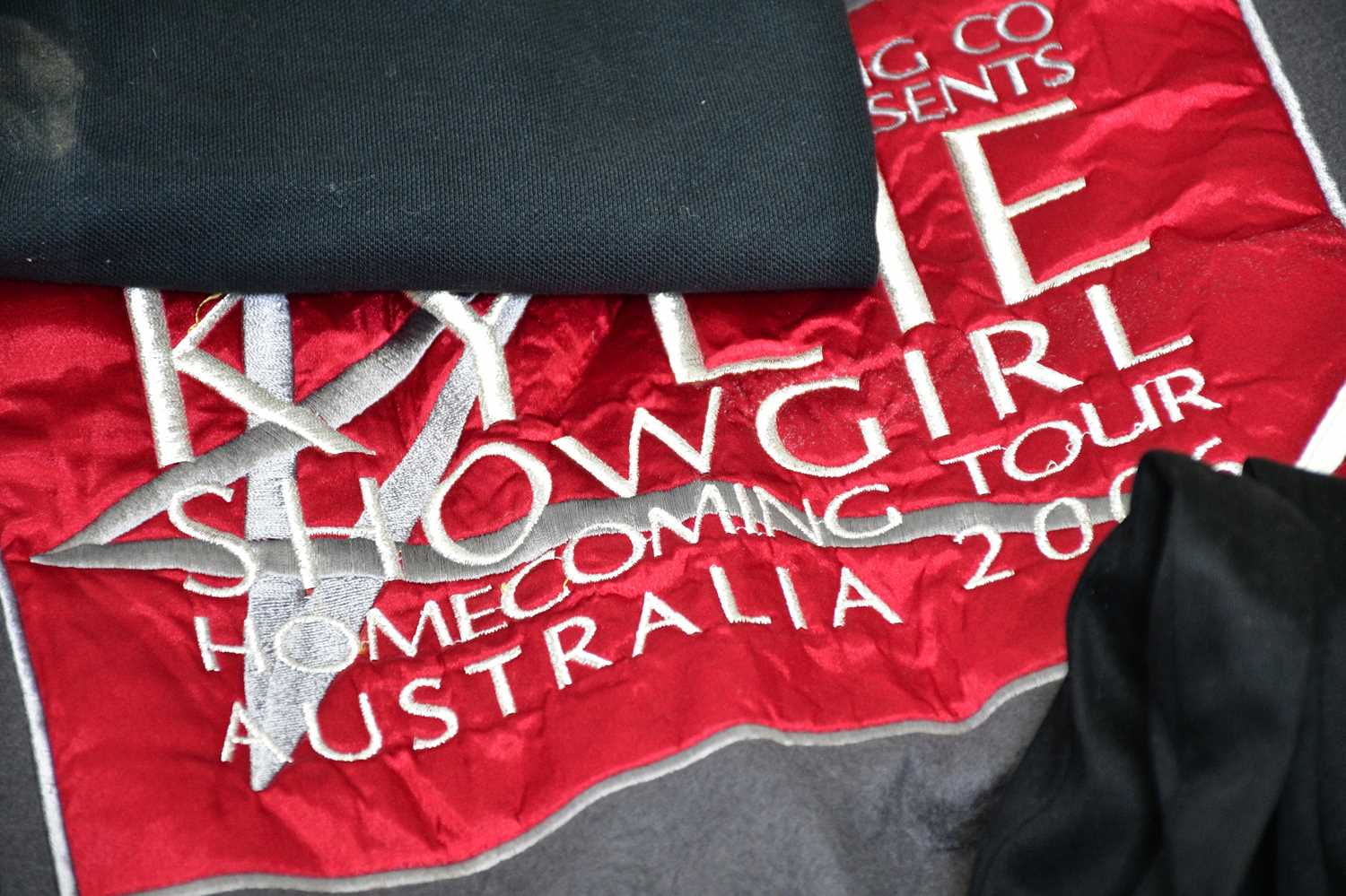 KYLIE MINOGUE; a Showgirl Homecoming Tour crew T-shirt, a stage crew Kylie Gigantium Aalborg, - Image 3 of 12