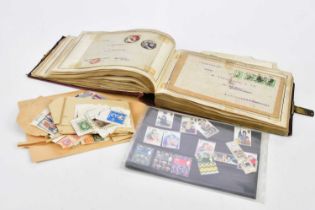 A quantity of assorted stamps, contained in an album and loose, including German Empire, Swedish,