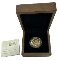 A George V 'Canada' full sovereign, 1911, cased.