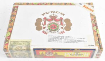 CIGARS: a boxed and sealed set of Cuban Punch Habana cigars.