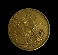 A Victorian full sovereign, 1878.