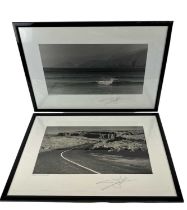 GILES NORMAN; a black and white photograph, 'Dingle Wave', dated 86 and signed in pencil lower
