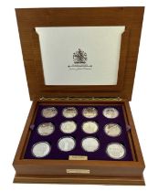 THE ROYAL MINT; a 2002 Golden Jubilee coin collection, numbered 3648, in wooden case.